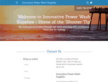 Tablet Screenshot of innovativepowerwashsupplies.com